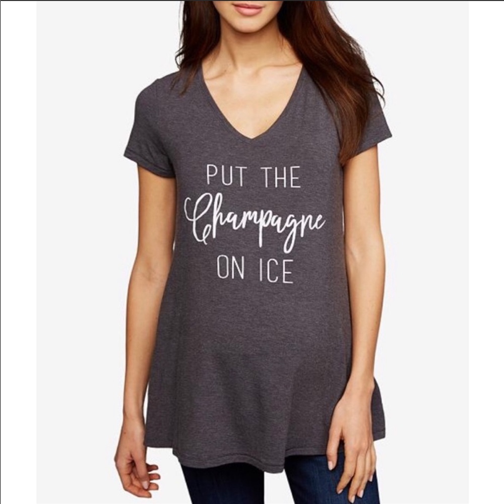 🌟 HOST PICK! 🌟 Put the 🍾 on ice maternity shirt